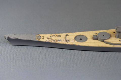 Artwox model wooden deck for tamiya 31614 new jersey b b - 62 battleship 3m covered paper wood deck PE am 20004a