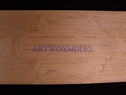 Artwox model wooden deck for model big and battleship wooden deck AW30002