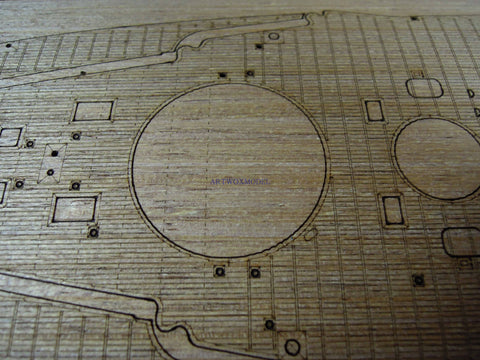 Artwox model wooden deck for Zvezda 9040 Russian Imperial Navy Sevastopol Wood Deck AW10069