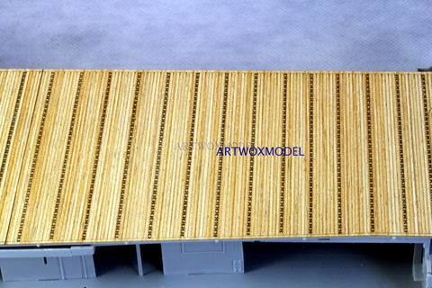 Artwox model wooden deck for MERIT 65302 American CV-6 enterprise aircraft carrier blue wooden deck AW10131A