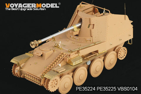 Voyager model metal etching sheet PE35225 mink IIIM self propelled artillery fender upgraded with metal etch