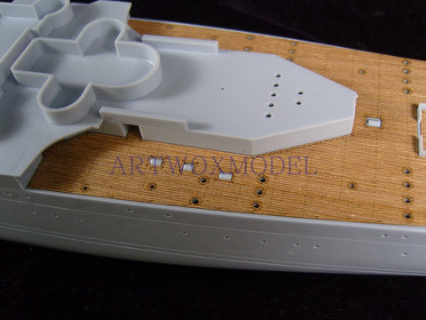 Artwox model wooden deck for Heller 81077 JEAN BART wooden deck AW50017