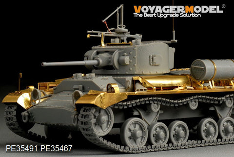 Voyager model metal etching sheet PE35491 British infantry tank Mk.III Valentin Mk.II upgraded metal etch