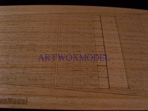Artwox model wooden deck for Fujimi 600048 old Japanese Navy aircraft carrier Rui wood deck AW10027