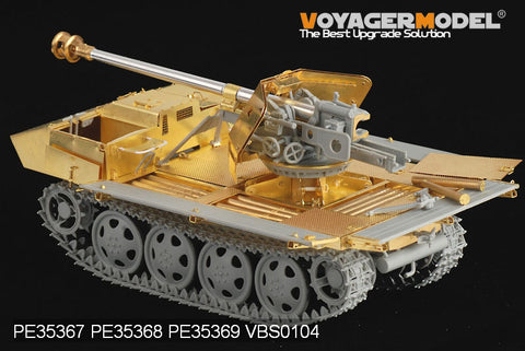 Voyager Model Metal Etching Sheet PE35367 stair RSO self propelled antitank gun upgrade base metal etch