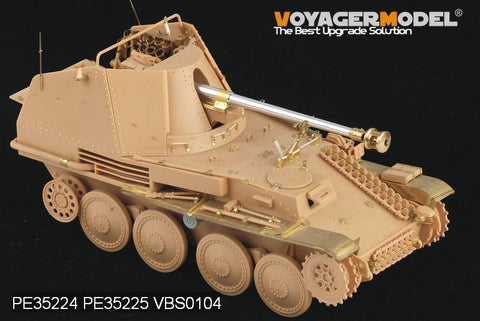 Voyager PE35224 mink IIIM self propelled antitank gun retrofit with base metal etch (T)