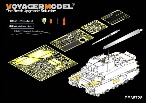 Voyager model metal etching sheet PE35728 M6 metal attack parts for upgrading and upgrading of American Heavy Duty Chariot