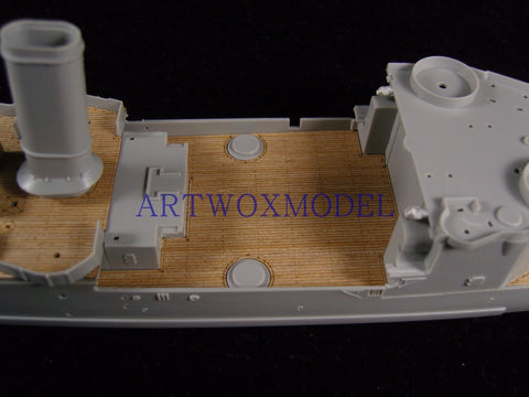 Artwox model wooden deck for trumpeter 05310 San Francisco cruiser 1944 wooden deck AW10068