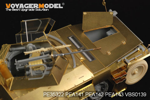 Voyager model metal etching sheet PE35322 Sd.Kfz.250/9 semi crawler Armored Reconnaissance Car upgrade metal etch