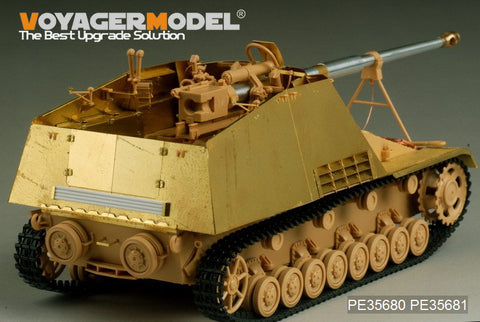 Voyager PE35680 "rhinoceros" self propelled antitank gun upgrade metal etching parts (T Society)