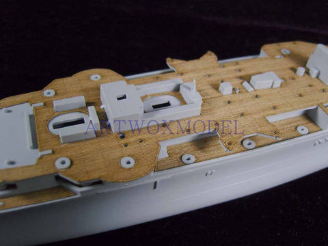 Artwox model wooden deck for Airfix A04202 British Navy cruiser USS Hood wooden deck AW50020