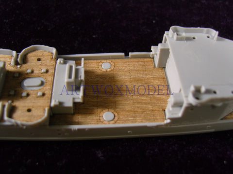 Artwox model wooden deck for Trumpeter 05742 New Orleans cruiser CA-32 1942 wooden deck AW20074