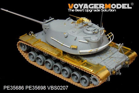 Voyager PE35686 Metallic etching for upgrade and Transformation of M103A1 heavy tanks