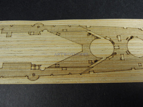 Artwox model wooden deck for tamiya 31617 - inch counterattack battle cruiser wood deck aw 20121