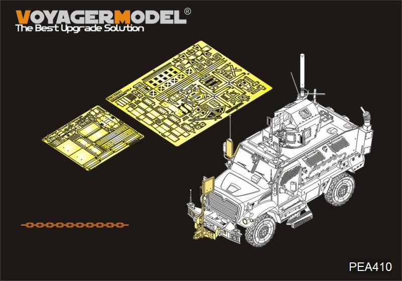 Voyager Model Metal Etching Sheet PEA410 modern American M1235A1 MAXXPRO anti mine armored vehicle accessories transformation