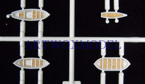 Artwox model wooden deck for Hasegawa 40028 Japan Glacier Maru Post Ship Wood Deck AW10048