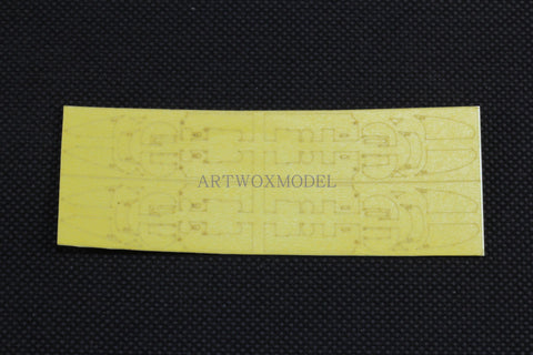 Artwox model wooden deck for S-MODEL PS700003 Beiyang Navy Super Yong Yang Wei 3M covering Paper AM20035