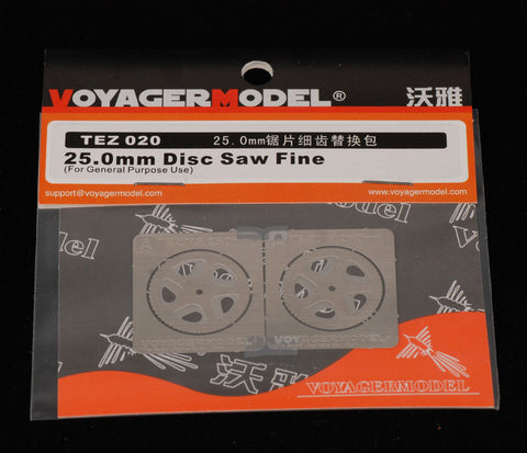 Voyager model metal etching sheet tez 020 25.0 mm saw blade fine tooth replacement bag