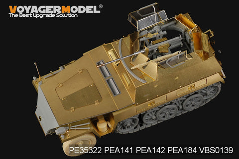 Voyager model metal etching sheet PE35322 Sd.Kfz.250/9 semi crawler Armored Reconnaissance Car upgrade metal etch