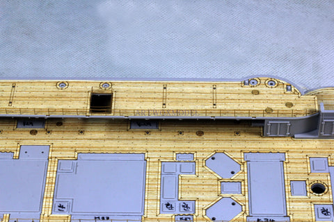 Artwox model wooden deck for Trumpeter 82002 Japan three hat battleship 1902 3M covering paper PE deck AM30004A