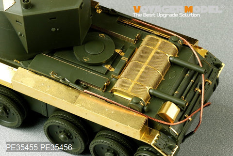 Voyager PE 35455 Basic metal etching for upgrading Finnish BT-42 assault gun in World War II