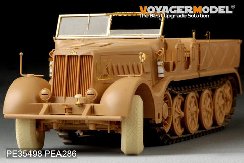 Voyager PE35498 Sd.Kfz.9 18 ton semi crawler tractor upgrade with metal etchant