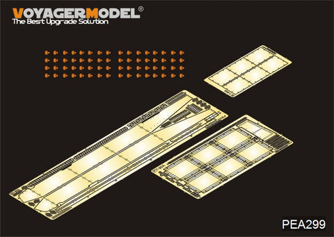 Voyager model metal etching sheet pea 299 t - 90 side skirt upgrade metal etcher for main battle tanks