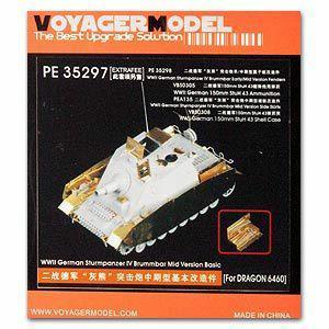 Voyager PE35297 1/35 WWII German Sturmpanzer IV Brummbar Mid Version Basic (For DRAGON 6460)