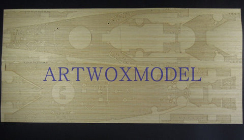 Artwox model wooden deck for trumpeter 03705 battleship b b - 63 wood deck aw 30004 Missouri