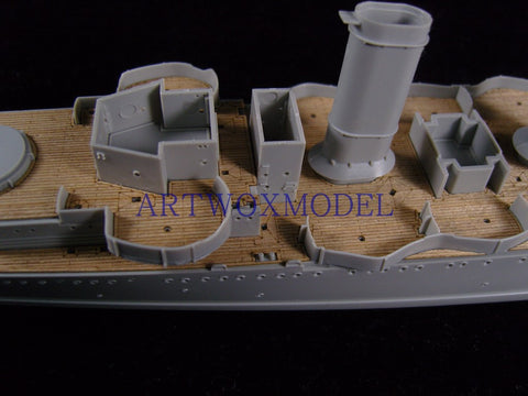 Artwox model wooden deck for trumpeter 05310 San Francisco cruiser 1944 wooden deck AW10068