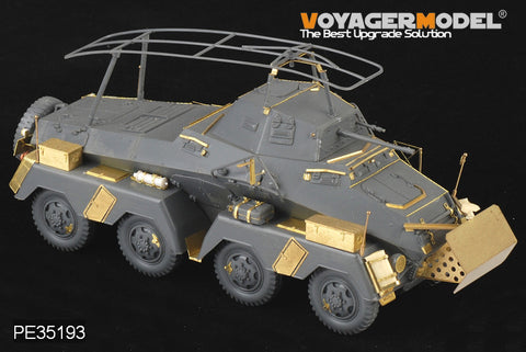 Voyager model metal etching sheet PE 35193 SD. kfz.232 8 - wheeled armored reconnaissance vehicle pre-upgrade metal etching kit