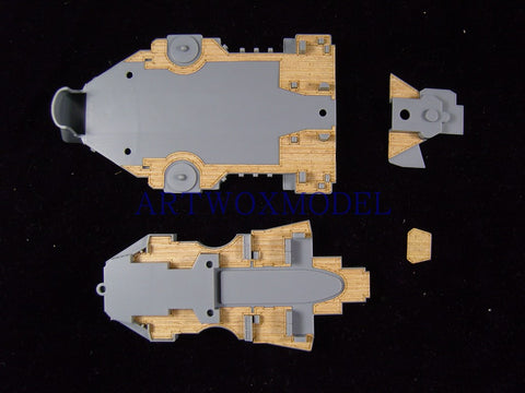 Artwox model wooden deck for Tamiya 78017 United States New Jersey battleship and wood deck AW10036
