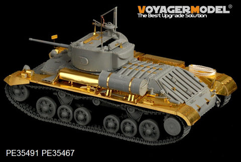 Voyager model metal etching sheet PE35491 British infantry tank Mk.III Valentin Mk.II upgraded metal etch