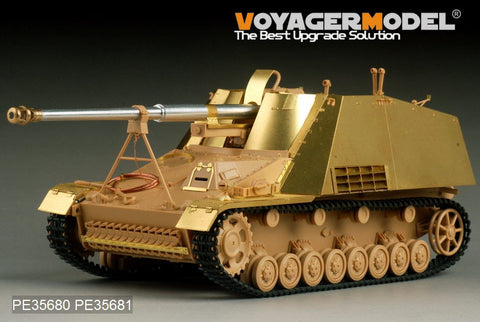 Voyager PE35680 "rhinoceros" self propelled antitank gun upgrade metal etching parts (T Society)