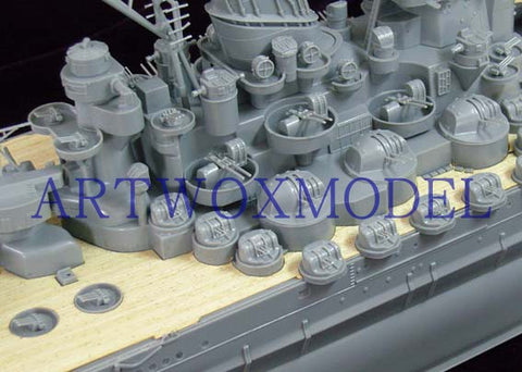 Artwox model wooden deck for Tamiya 78014 Japanese grand and large battleship (natural color deck) AW10004