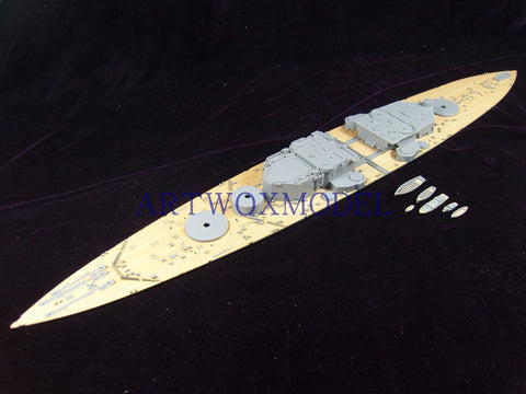 ARTWOX Model Wooden Deck for Tamiya 78011 Prince of Wales battleship wooden deck AW10028