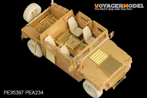 Voyager pea 234 " Hummer" combat vehicle family high back seat and seat belt retrofit ( 4 pieces )