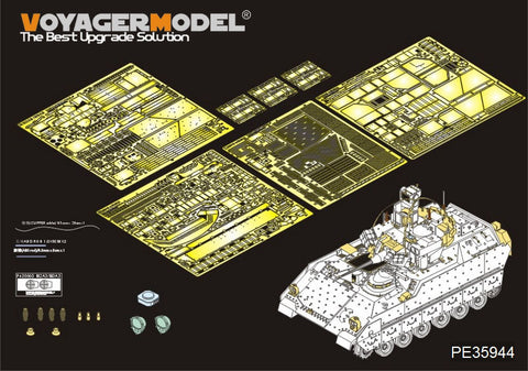 Voyager Model Metal Etching Sheet PE35944 American M3A3 Bradley infantry fighting vehicle retrofit