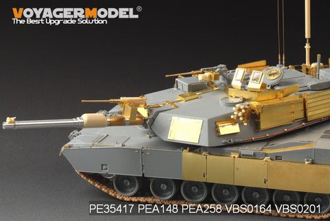 Voyager model metal etching sheet PE 35417 m1 a1 tusk 1 Abrams main battle tank upgrade metal etching kit