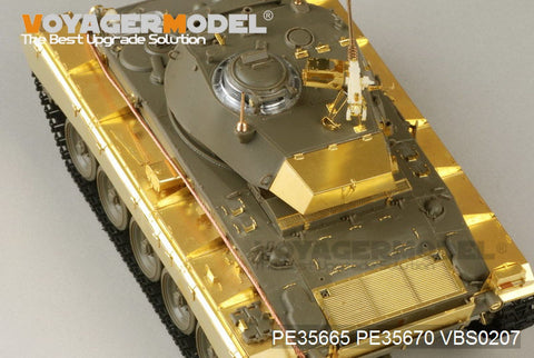 Voyager model metal etching sheet PE35670 M24 "Xia Fei" light tank pre-type wing plate reconstruction