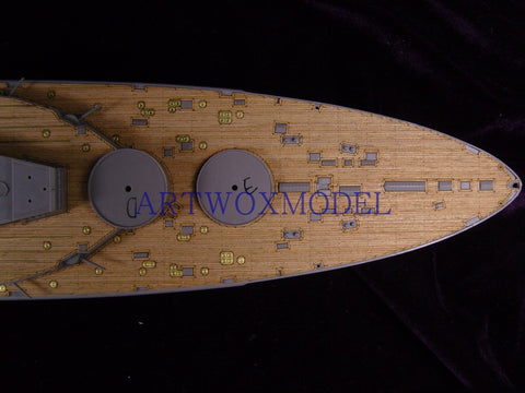 Artwox model wooden deck for ICM/S002 German Battleship Election Wooden Deck AW10065