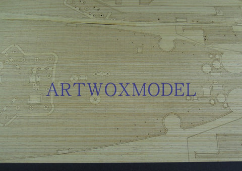 Artwox model wooden deck for trumpeter 03705 battleship b b - 63 wood deck aw 30004 Missouri