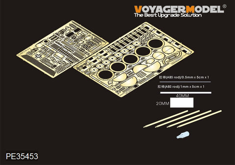 Voyager model metal etching sheet PE35453 Etching Krupp "new structure chariot" vehicle No. 3-5 (trumpeter)