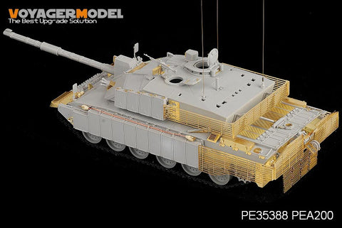 Voyager Model Metal Etching Sheet PE35388 Challenger 2 etch (trumpet) for main battle tank fence armored upgrade