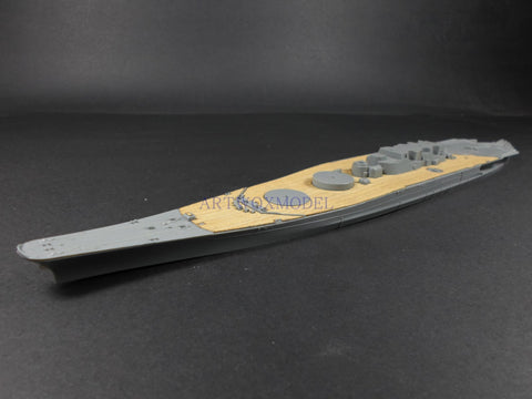 Artwox tamiya 31114 Japanese navy battleship musashi ( revised ) wooden deck aw 20111