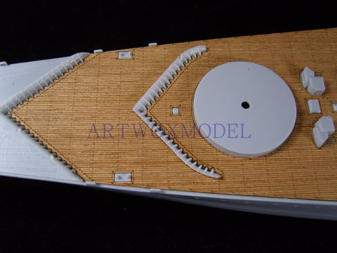 Artwox model wooden deck for Heller 81077 JEAN BART wooden deck AW50017
