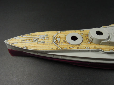 Artwox model wooden deck for Trumpeter 05798 Battleship 1941 wooden deck W20114
