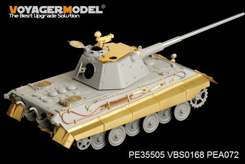 Voyager PE35505 World War II German E-50 plan upgrade of the chariot with metal etch (trumpeter)