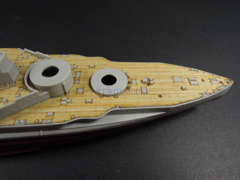 Artwox model wooden deck for Trumpeter 05798 Battleship 1941 wooden deck W20114