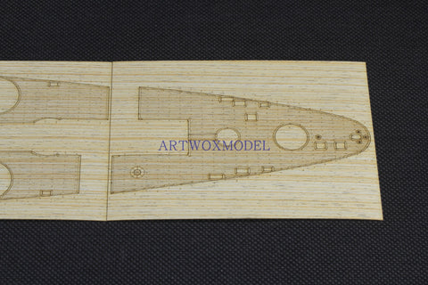 Artwox model wooden deck for Hobby boss 86507 Battleship Wood Deck AW10141, Strasbourg, France